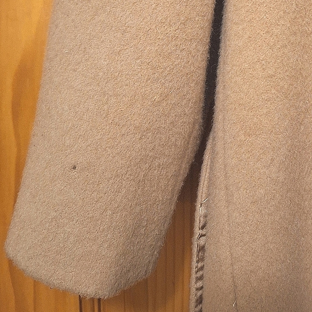 Women's Tan Toggle Coat - Picture 14 of 14
